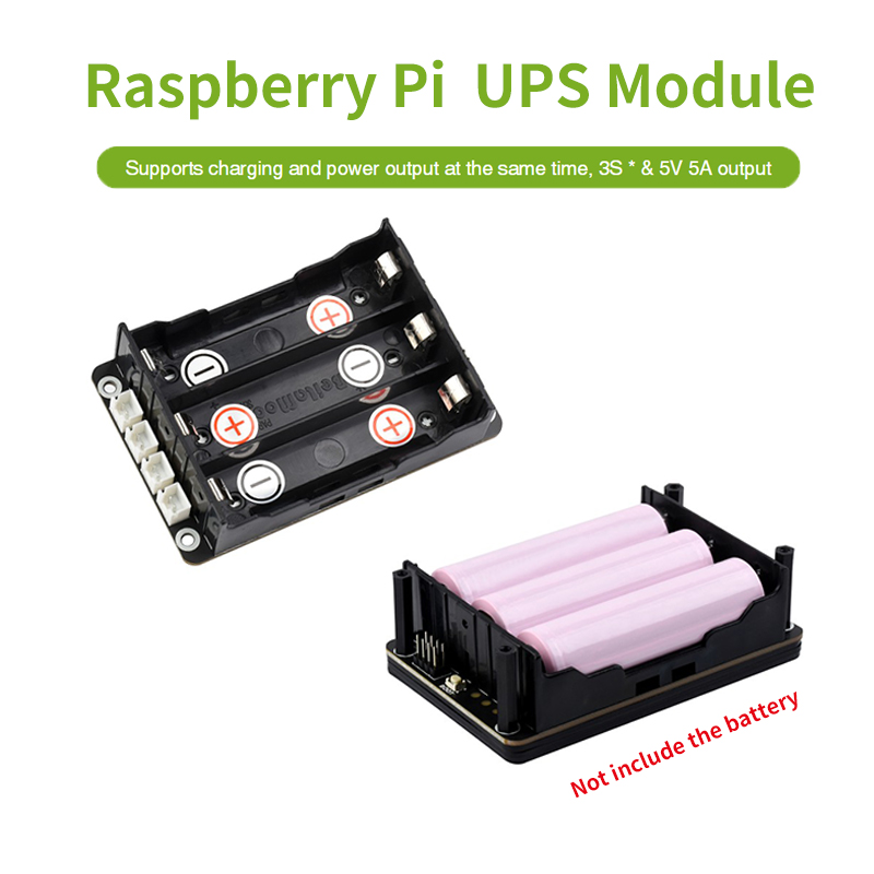 Raspberry Pi Uninterrupted Power Supply Ups 18650 - Raspberry Pi 5 UPS HAT soporta
